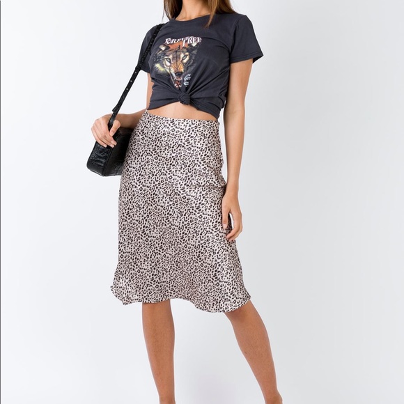 PRINCESS POLLY ZAZU MIDI SKIRT LEOPARD - Picture 2 of 5